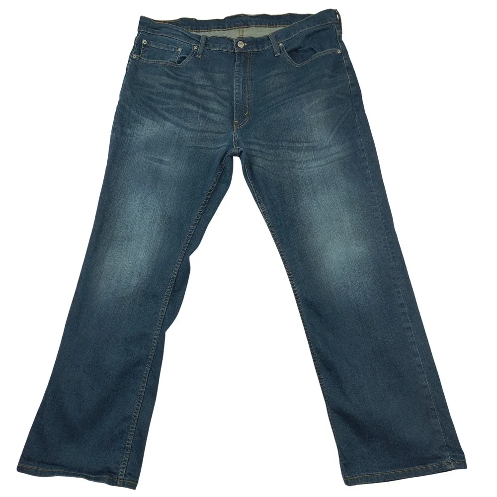 Levis 559 Relaxed Straight Stretch Blue Denim Mens Jeans Size 40x32 Loose Medium